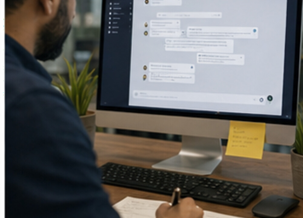 Workflow planning cards for AI-assisted business systems